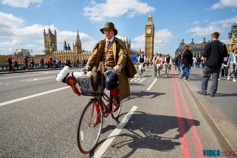 2015 英国"the tweed run"复古骑行